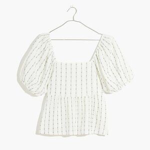 Madewell Puff-Sleeve Empire Top